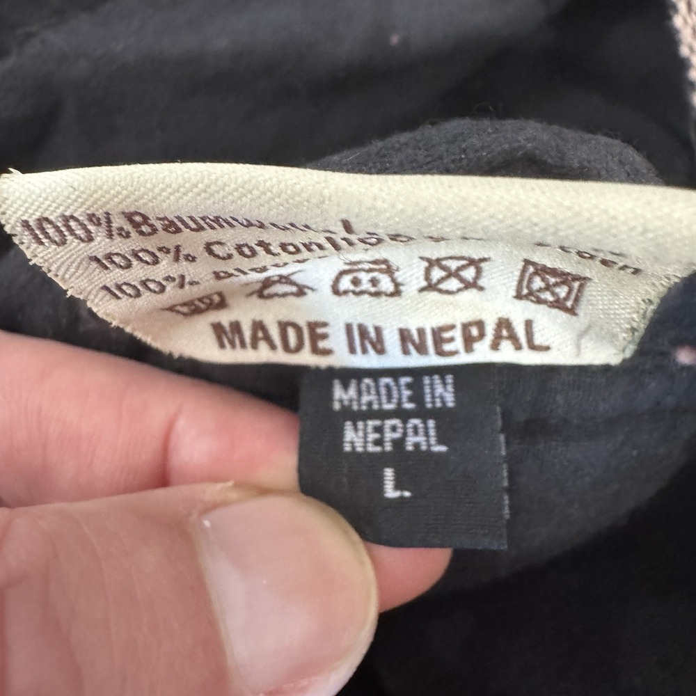 Virblatt Maroon Toggle Button Pullover Jacket Baj… - image 4